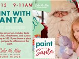 Paint with Santa: Sunday, December 15th 9:00-11:00am