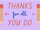 Teacher's Night Out! - Paint Time only $1! - Thursday, August 14th, 5:00-8:00pm