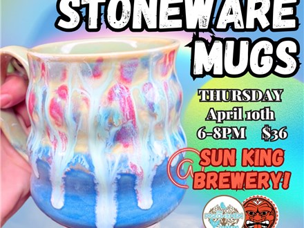 Stoneware Mugs At Sun King Brewery Thursday April 10th