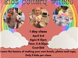 Spring Break Kids Pottery Wheel: April 2nd