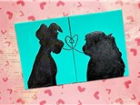 "Puppy Love" Duo Canvas Class (Ages 10+) 2/8/25