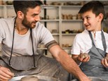 Kids Pottery Wheel Class at Seize The Clay 