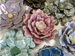 Clay Hand Building Stoneware Flower Class, Tuesday, June 20, 2023, 6-8PM