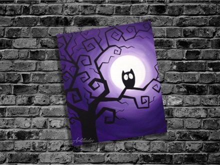 "Spooky Tree" 16 x 20 Canvas Class Ages 10+ 10/12/24