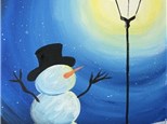 Cute Snowman Canvas Class!