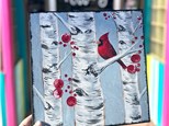 You Had Me at Merlot - Aspen Cardinal - Canvas - Friday Nov 29th - $30