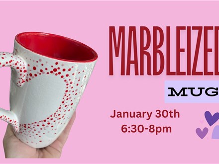 Marbleized Mug Class at TIME TO CLAY