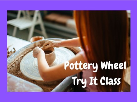 Kids Wheel Throwing "Try It" Class at TIME TO CLAY