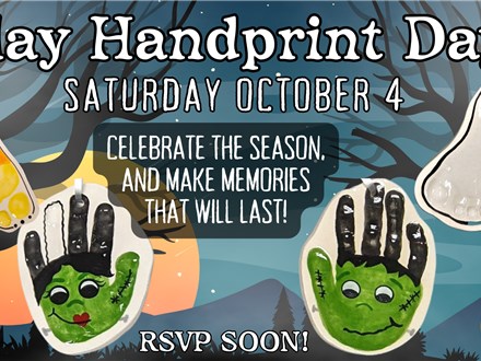Clay Handprint Day! October 2025