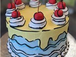 Adult Seating Cartoon Cake Workshop (March 5th)