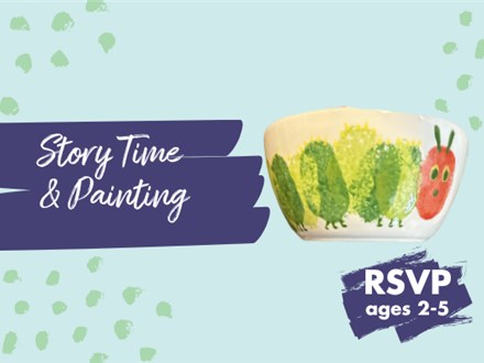 Storytime & Painting: The Very Hungry Caterpillar, September 20th at 10am