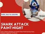 Shark Attack Paint Night-Tuesday, July 8, 6:30 pm