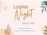 Ladies Night at POTTERY BY YOU! (Reservation Fee)