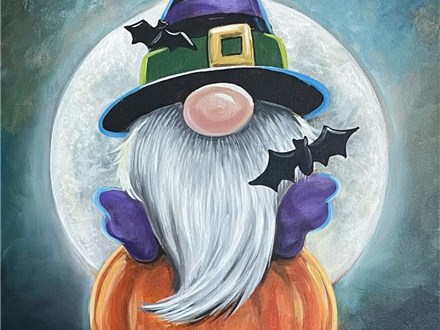 Blue Moon Halloween Canvas Event