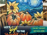 "Let's Gogh to the Pumpkin Patch" Paint Night (Oct 25)