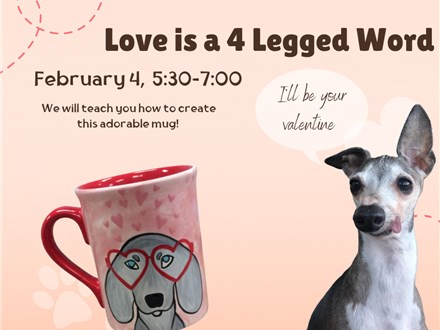Love is a 4 Legged Word Mug