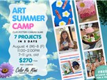 SOLD OUT-KIDS ART CAMP~HELLO SUMMER~ JUNE 23-27~
