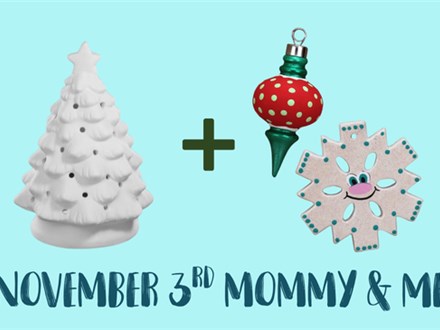 Mommy & Me Class "Christmas Tree Votive" -  Nov. 3rd - $45 + Free Ornament  
