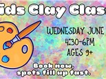 Kids Clay Class! June 2024