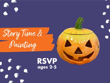 Storytime & Painting: "5 Little Pumpkins": October 18th at 10am