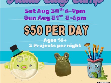 Adult Clay Camp