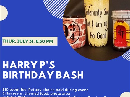 Harry P's Birthday Bash-Thursday, July 31, 6:30 pm