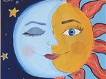 Summer Camp Sun & Moon Canvas Monday, July 18th 10am-12pm