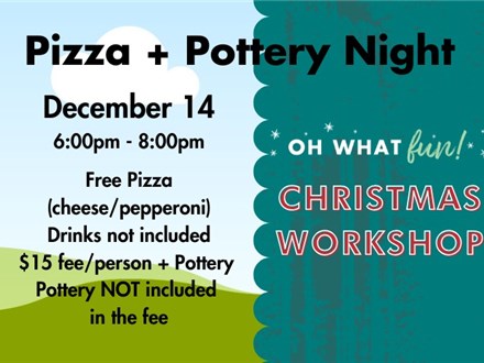 Pizza & Pottery Night