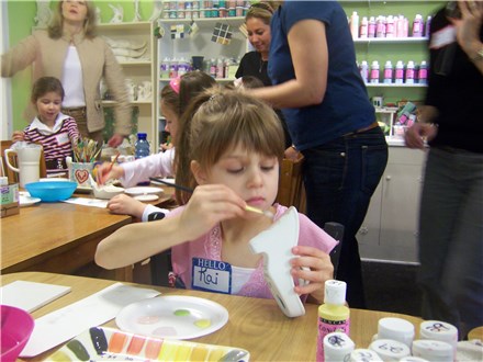 (Ages 5-12) Child's Pottery Painting Party
