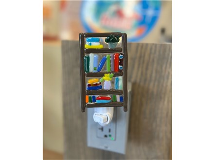 Bel Air Adult Glass Fused Bookcase Night Light - Aug 26th