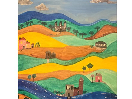 Houses on the Hillside