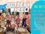 Kids' Pottery Wheel Class December 22nd 10am-12:30