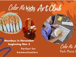 Color Me Kids Art Club - Mondays in November