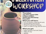 6 Week Pottery Wheel July 24th- August 28th 6-8:30pm