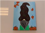Fall Gnome Kids Canvas Class $25 (age 6 and up)