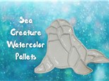 "Sea Creature Watercolor Pallets" Beginner Clay Class 5/25/24