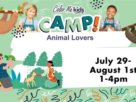 Summer Workshop: July 29 to August 1 – Animal Lovers
