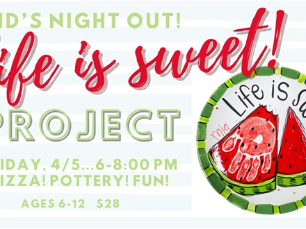 KIDS NIGHT OUT 6/7 @THE POTTERY PATCH