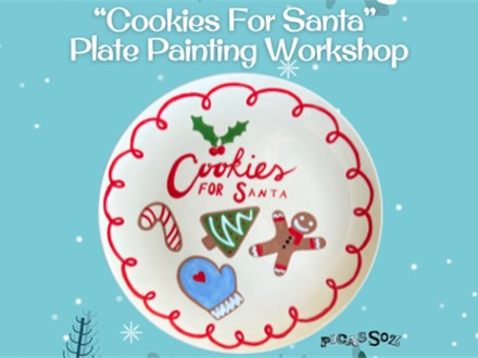 "Cookies For Santa" Plate Painting Workshop