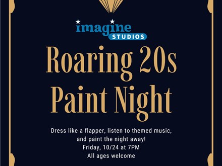 Roaring 20s Paint Night