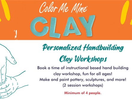 Personalized Clay Workshop at Color Me Mine!