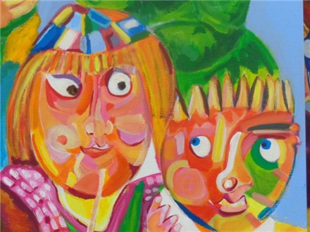 Painting Your Abstract Modern Family! (ages 16+)