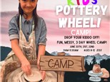 June 20th, 21st, 22nd Kids Pottery Wheel Camp 2023
