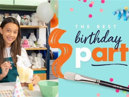 KIDS POTTERY PARTY Package at Color Me Mine Princeton