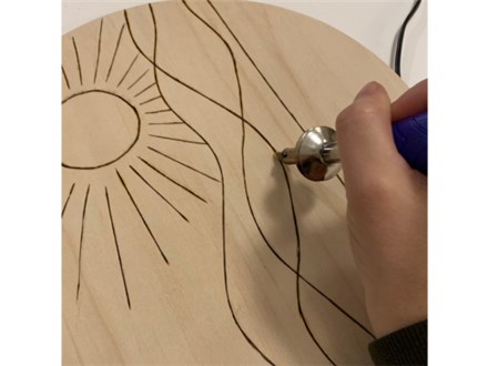 Sober Social Night: Burn and Brush Workshop