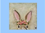 Peek-A-Bunny Canvas Paint and Sip