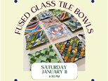 "Tile" Fused Glass Bowl Class-Saturday, January 11, 6:30 pm