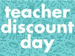 Teacher Discount Day- June 25th ALL DAY 50% Off Studio Fee with ID
