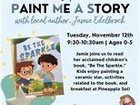 Toddler Paint Me A Story Live Author Event - "Be The Sparkle" - Tuesday, November 12th, 9:30am