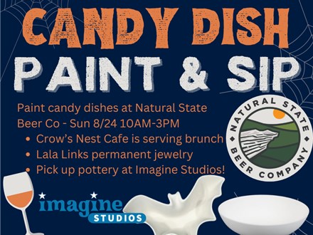 Brush & Brews Candy Dishes